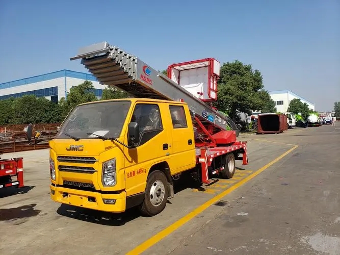 东海县附近云梯车出租 砂石搬运